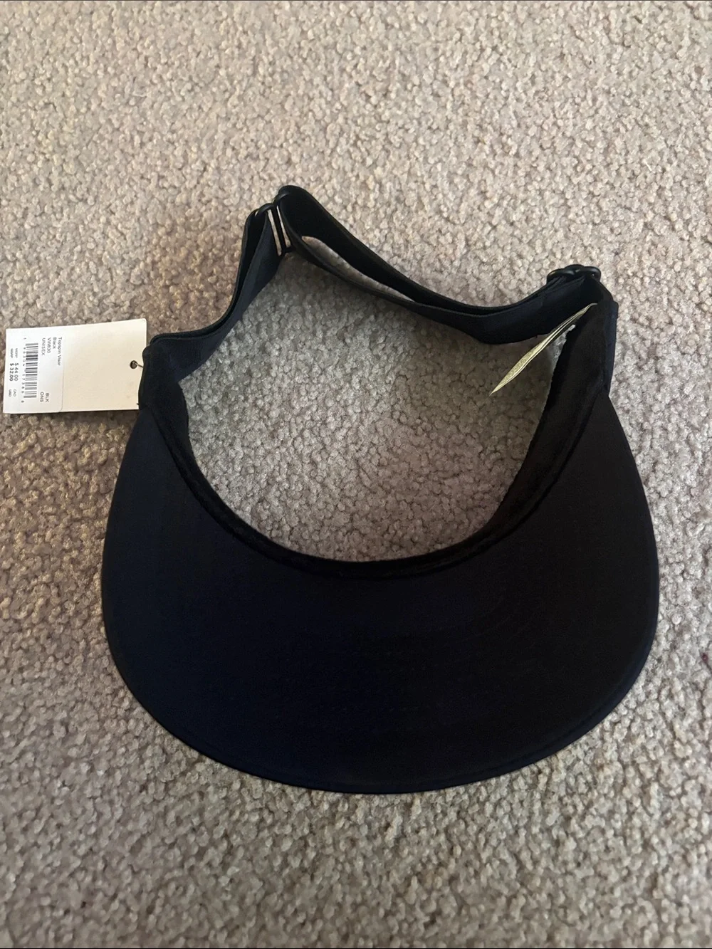 Vuori Black Women's Sun Visor NWT